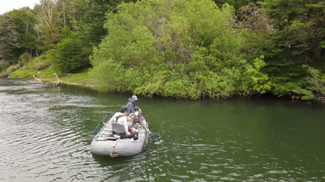 Fly fishing river